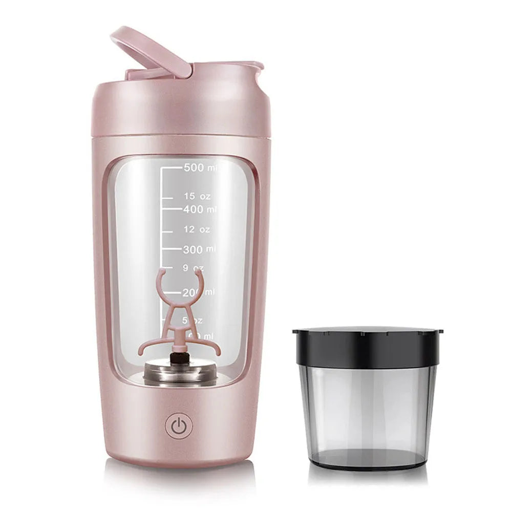 FitBlend Pro™ – 650ml Electric Protein Shaker Bottle with 1200mAh Rechargeable Battery – Self-Stirring Blender Cup for Fitness