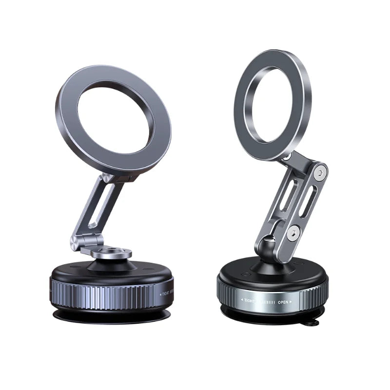 MagDrive 360™ – Magnetic Phone Holder with 360° Rotation and Vacuum Suction, No Charging Required