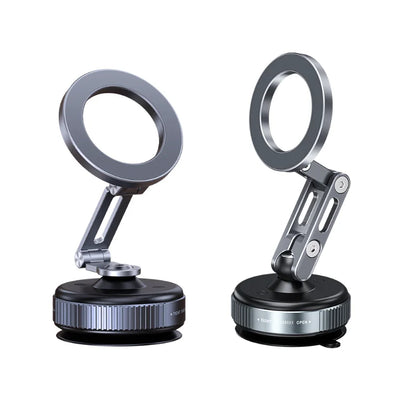 MagDrive 360™ – Magnetic Phone Holder with 360° Rotation and Vacuum Suction, No Charging Required