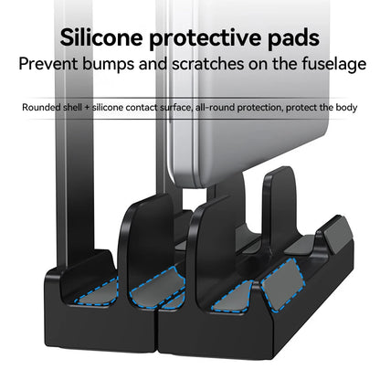 FlexDesk™ – Foldable Adjustable Laptop Stand for MacBook, Tablet & Phone – Dual Use Holder for Work & Travel