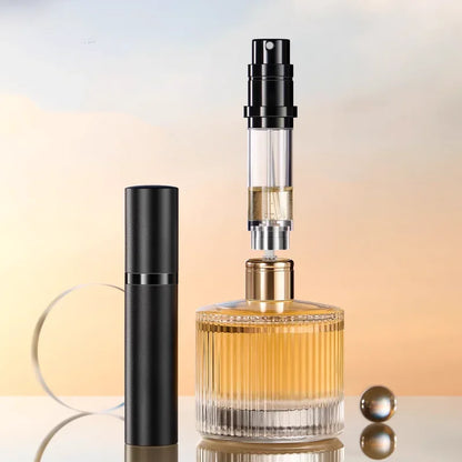 ScentMate™ – 5ml Mini Portable Refillable Perfume Spray Bottle – Bottom-Fill Travel Atomizer for Perfume & Cologne