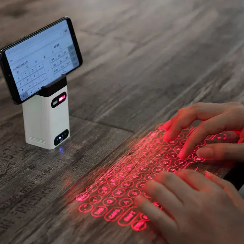 LaserKey Pro™ – Virtual Laser Bluetooth Keyboard for Phone, Laptop, Tablet & PC