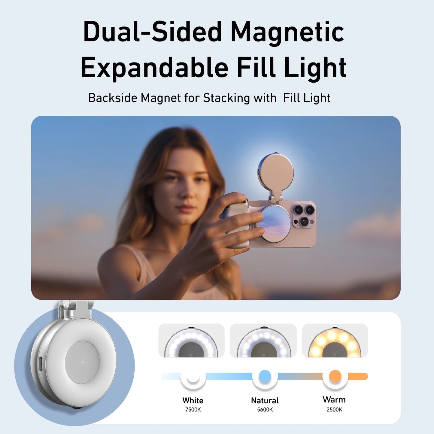 SmartGrip Pro™ – Magnetic Phone Camera Grip with Bluetooth Remote for iPhone & Android