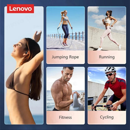 Lenovo LP75™ – TWS Bluetooth 5.3 Wireless Earbuds with LED Display, Noise Reduction & Waterproof Design