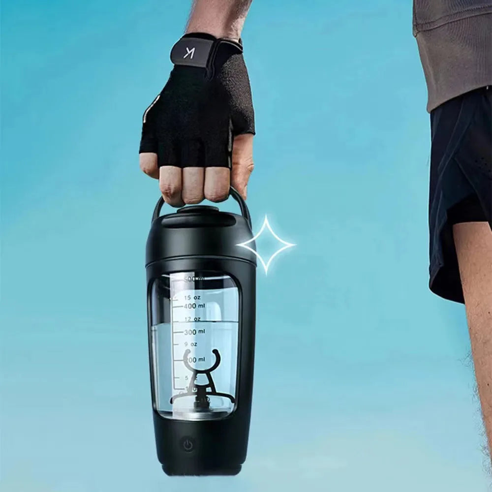 FitBlend Pro™ – 650ml Electric Protein Shaker Bottle with 1200mAh Rechargeable Battery – Self-Stirring Blender Cup for Fitness