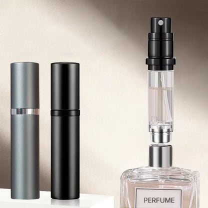 ScentMate™ – 5ml Mini Portable Refillable Perfume Spray Bottle – Bottom-Fill Travel Atomizer for Perfume & Cologne