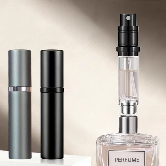 ScentMate™ – 5ml Mini Portable Refillable Perfume Spray Bottle – Bottom-Fill Travel Atomizer for Perfume & Cologne
