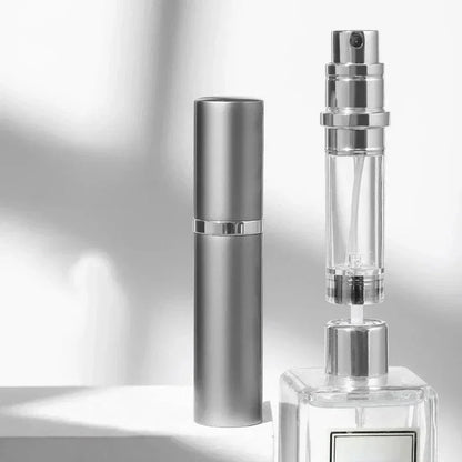 ScentMate™ – 5ml Mini Portable Refillable Perfume Spray Bottle – Bottom-Fill Travel Atomizer for Perfume & Cologne
