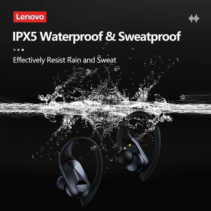 Lenovo LP75™ – TWS Bluetooth 5.3 Wireless Earbuds with LED Display, Noise Reduction & Waterproof Design