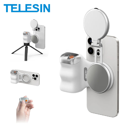 SmartGrip Pro™ – Magnetic Phone Camera Grip with Bluetooth Remote for iPhone & Android