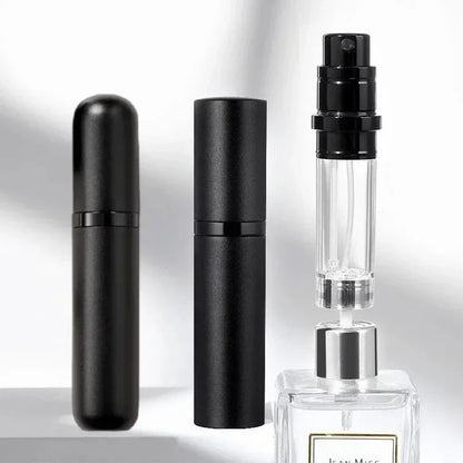 ScentMate™ – 5ml Mini Portable Refillable Perfume Spray Bottle – Bottom-Fill Travel Atomizer for Perfume & Cologne