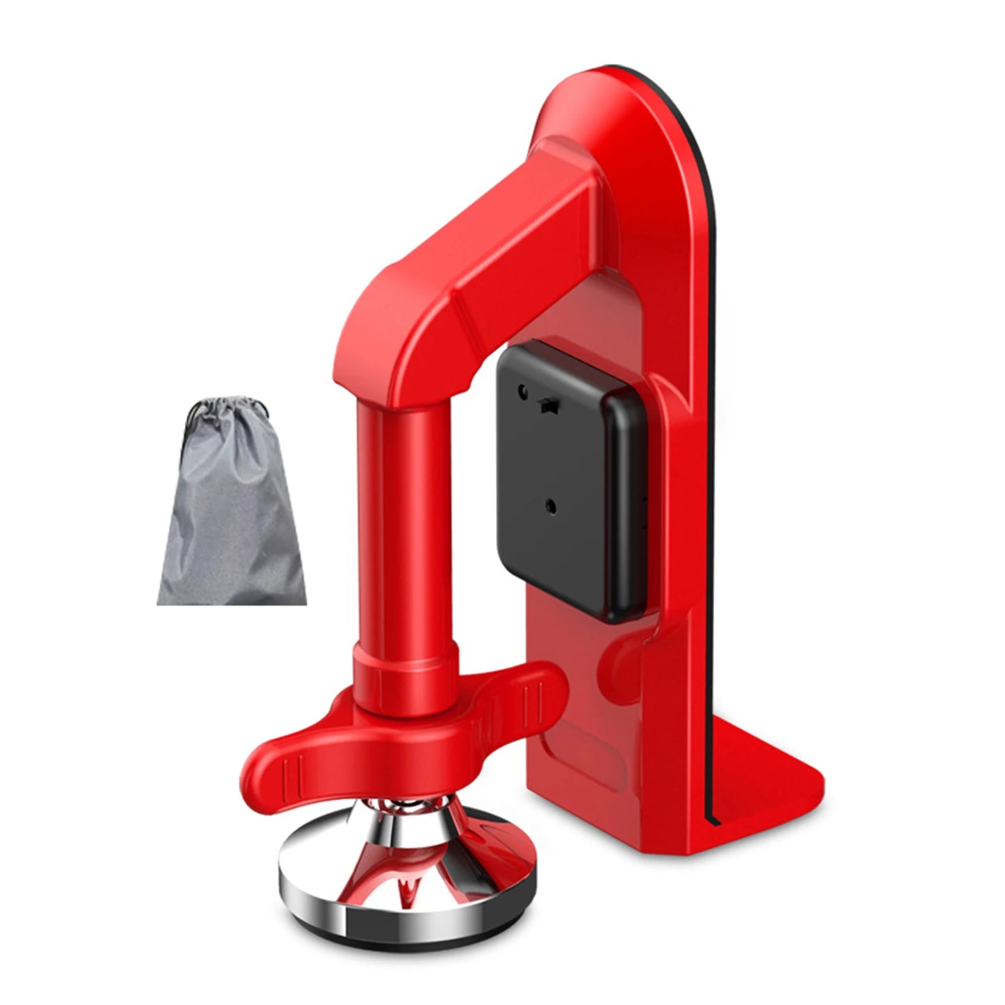SafeStop™ – Portable Door Stopper Lock with Suction Cup & Optional Alarm – Security Device for Anti-Theft & Travel Protection