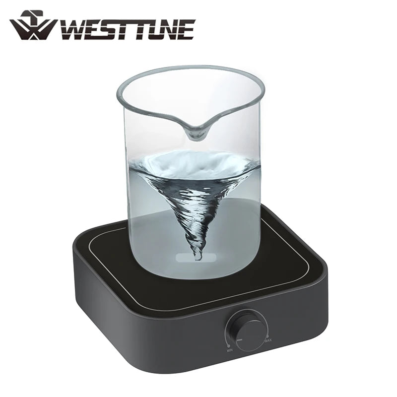 Westtune LabStir™ – Digital Magnetic Stirrer with LCD Display, 3000 RPM, 3L Capacity, Brushless Motor, Portable 12V Lab Mixer