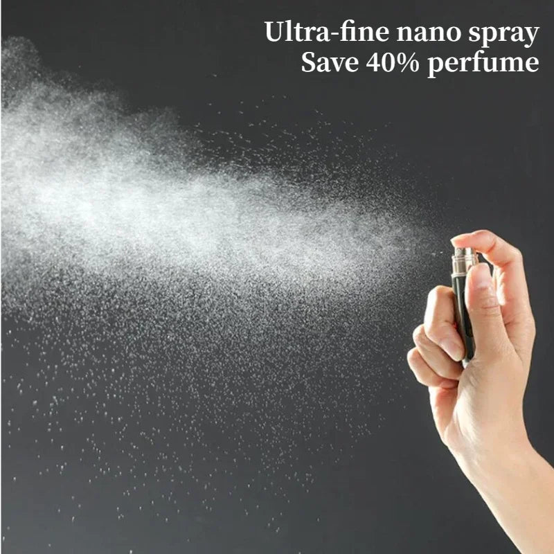 ScentMate™ – 5ml Mini Portable Refillable Perfume Spray Bottle – Bottom-Fill Travel Atomizer for Perfume & Cologne