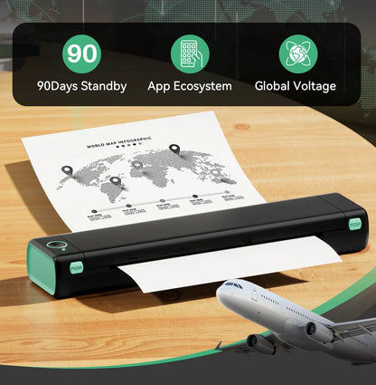 Phomemo M08F™ – Portable A4 Wireless Thermal Printer with Bluetooth – Inkless Printing for Home, Office & Shipping (iOS/Android/PC Compatible)