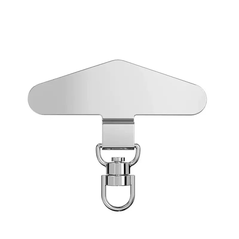 SafeLink 360™ – Universal Metal Phone Tether Tab with 360° Rotation – Steel Lanyard Patch Connector for Mobile Safety