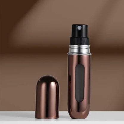 ScentMate™ – 5ml Mini Portable Refillable Perfume Spray Bottle – Bottom-Fill Travel Atomizer for Perfume & Cologne